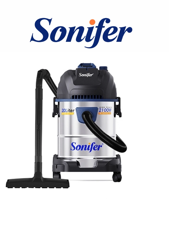 Пылесос Sonifer SF-2293, 2100 Вт, 20 л, нержавеющая сталь