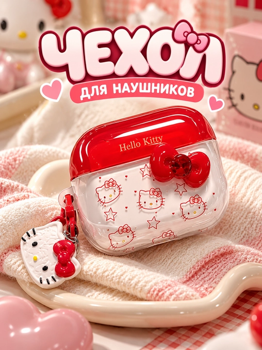 Чехол для наушников Airpods 1/2, Pro, Pro 2, Pro 3, 4 - 
