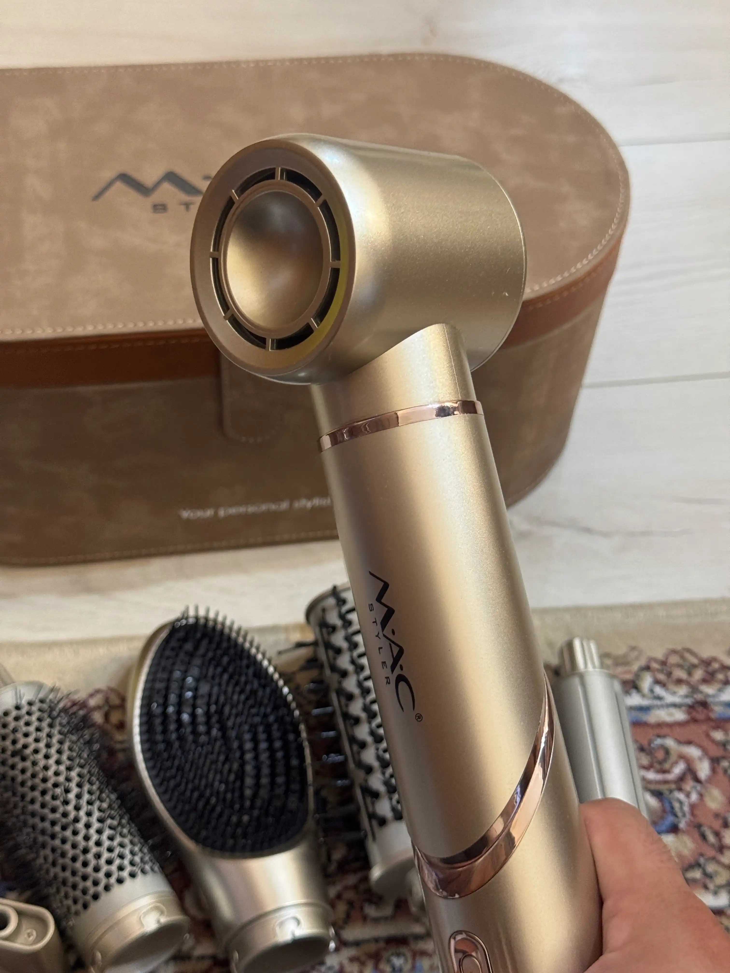 Фен для волос MAC styler MC-6767, 8 в 1, воздушная укладка и автоматическая плойка