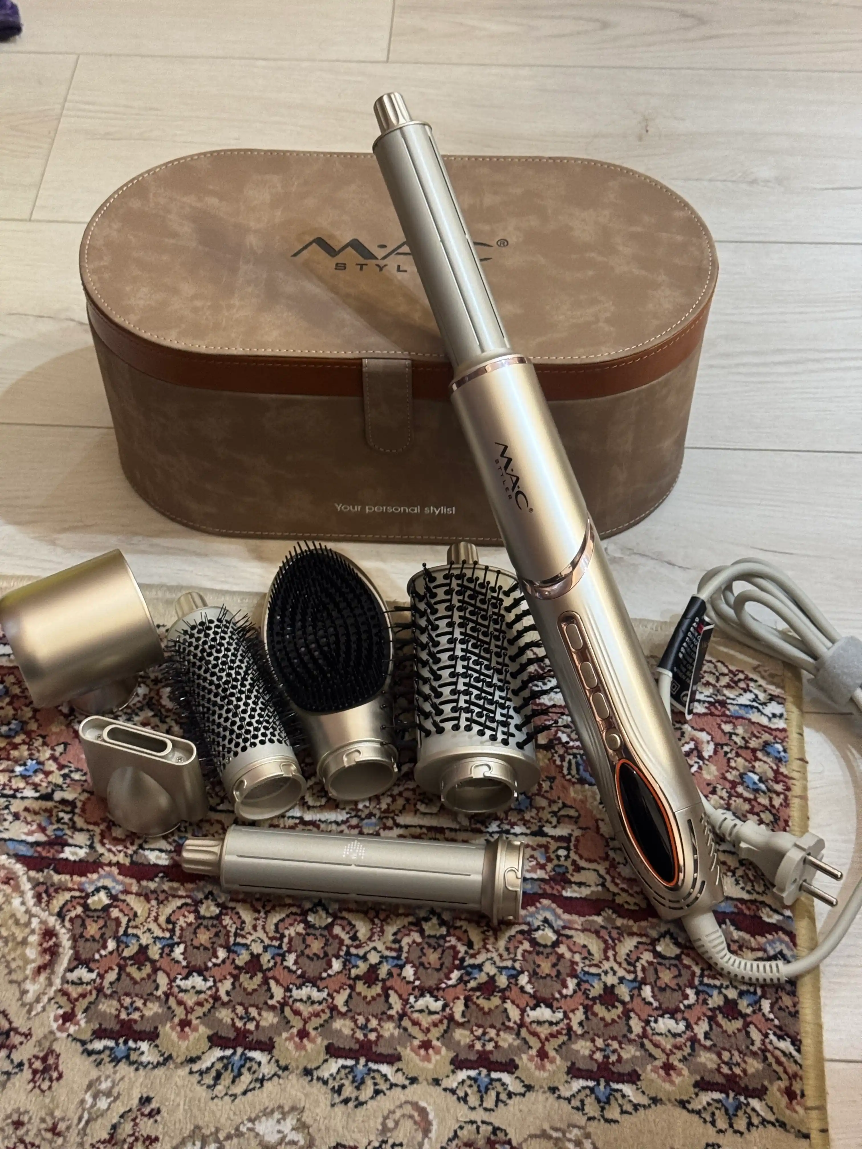 Фен для волос MAC styler MC-6767, 8 в 1, воздушная укладка и автоматическая плойка