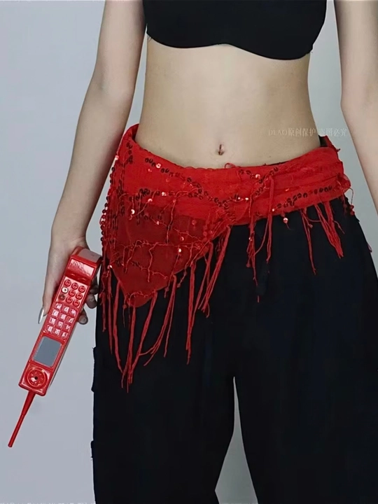 Tangalar bilan arabcha belbog‘, sharqona belly dance aksessuarlari