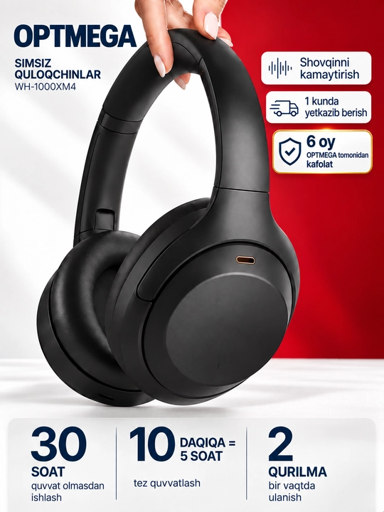 Simsiz quloqchin Bluetooth – to‘liq o‘lcham, mikrofonli, SD karta va radio C2235