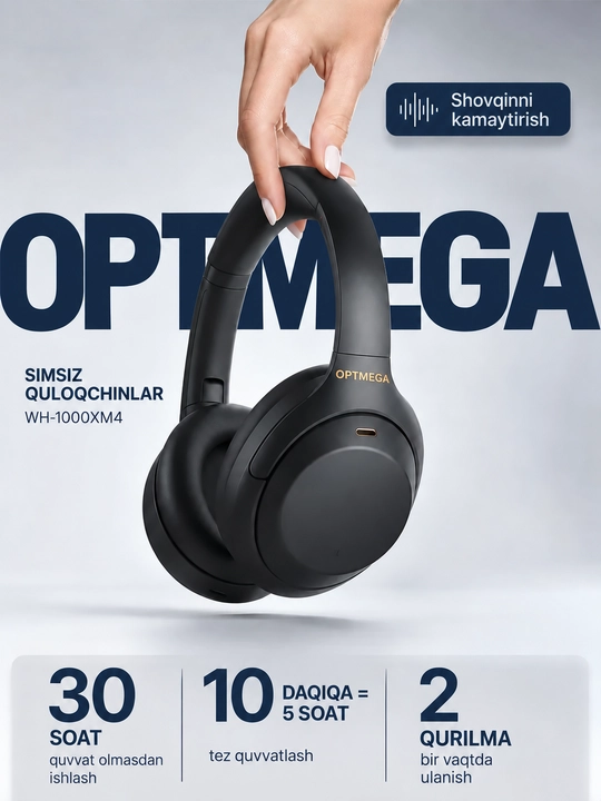 Simsiz quloqchin Bluetooth – to‘liq o‘lcham, mikrofonli, SD karta va radio C2235