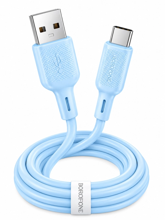 Кабель BOROFONE BX111 Lightning для зарядки телефона 2.4A белый 1 м