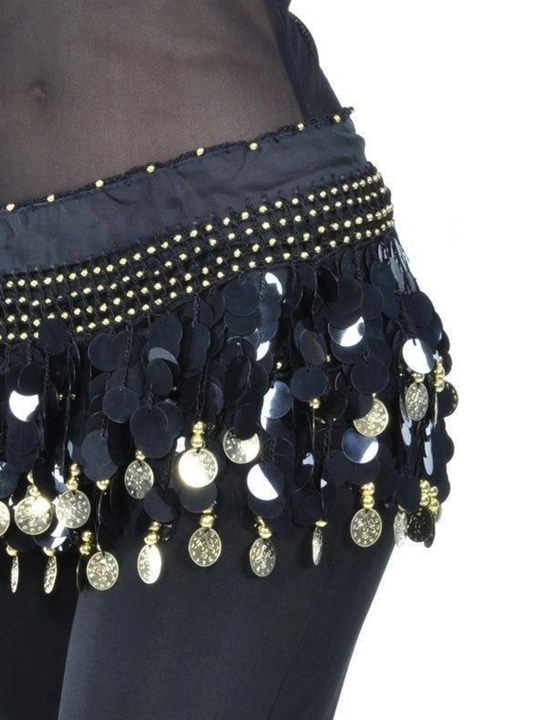Арабский пояс с монетками, аксессуар для восточных танцев belly dance