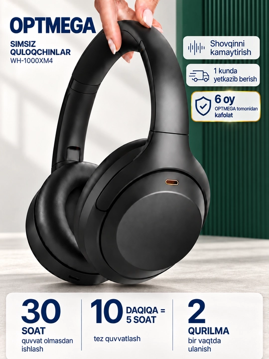 Беспроводные наушники Bluetooth – полноразмерные, с микрофоном, SD и радио C2235 - 
