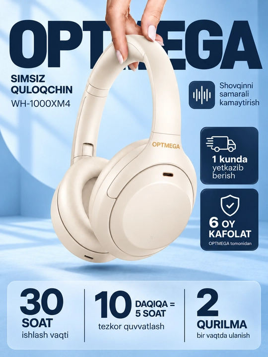 Simsiz quloqchin Bluetooth – to‘liq o‘lcham, mikrofonli, SD karta va radio C2235