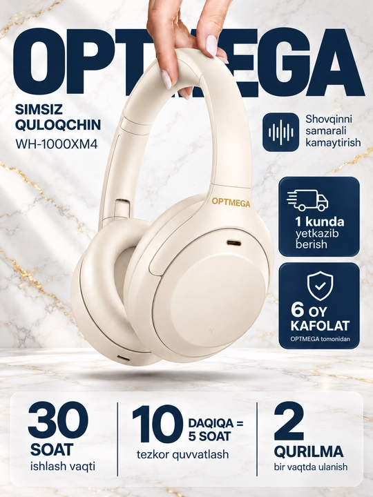 Simsiz quloqchin Bluetooth – to‘liq o‘lcham, mikrofonli, SD karta va radio C2235
