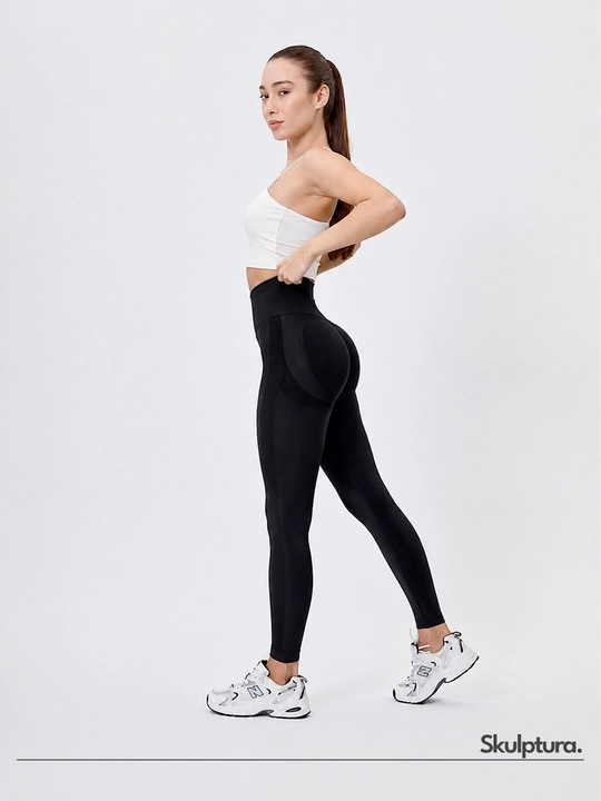 Push Up effekti va baland o‘tirishga ega, korreksiyalovchi, sportga oid legginslar