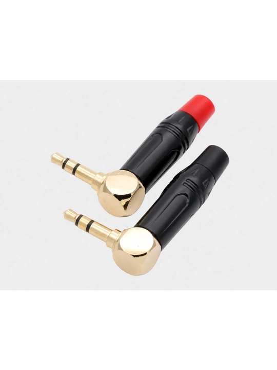 6.35 mm jack audio shtekerlar, mono TS, to‘g‘ri va 90° burchakli, qora / qizil variantlar