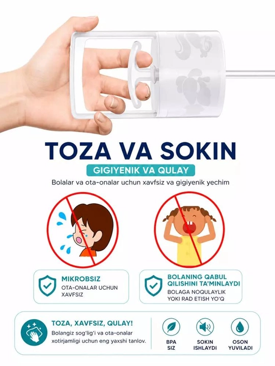 Bolalar burun aspiratori