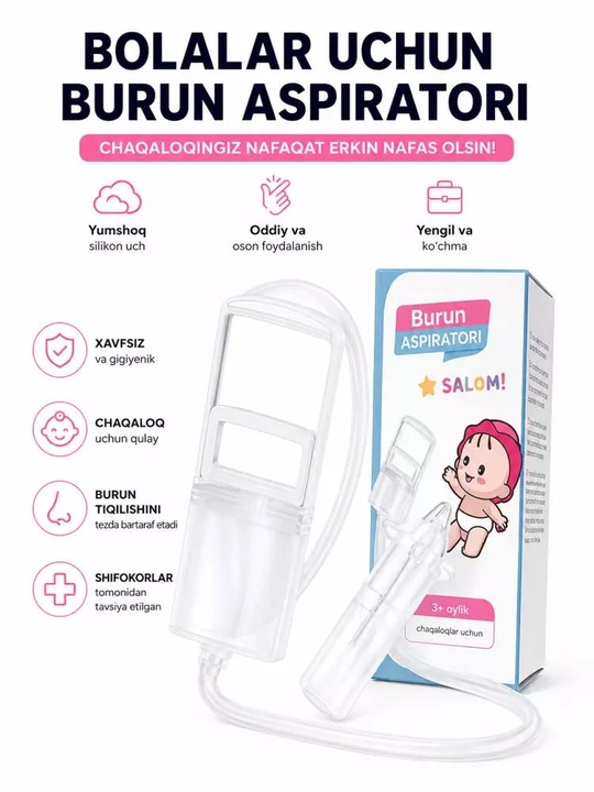 Bolalar burun aspiratori