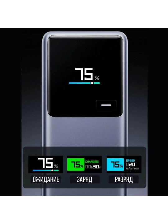 Xiaomi PB1165MI Power Bank, tezkor quvvatlash, 10 000 mA·soat sig‘im