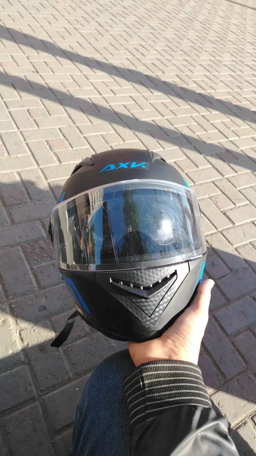AXK moto shlem, skuter kaska va mototsikl uchun himoya moto kaska Model: 557-903