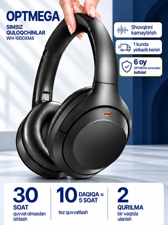 Беспроводные наушники Bluetooth – полноразмерные, с микрофоном, SD и радио C2235 - 