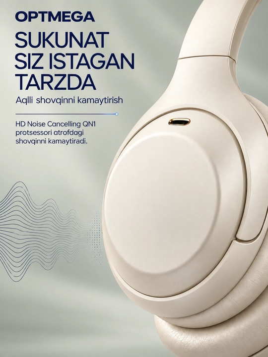 Simsiz quloqchin Bluetooth – to‘liq o‘lcham, mikrofonli, SD karta va radio C2235