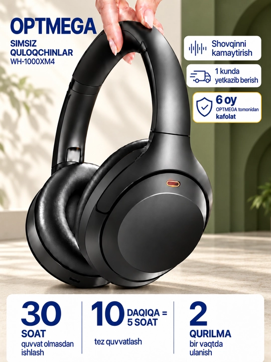 Беспроводные наушники Bluetooth – полноразмерные, с микрофоном, SD и радио C2235 - 