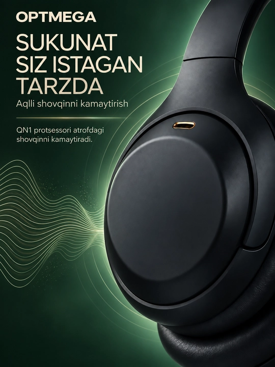 Simsiz quloqchin Bluetooth – to‘liq o‘lcham, mikrofonli, SD karta va radio C2235