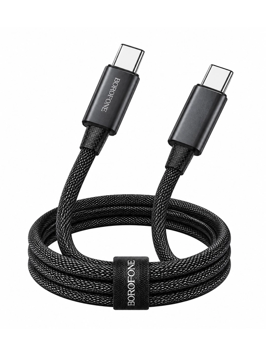 Кабель BOROFONE BX111 Lightning для зарядки телефона 2.4A белый 1 м