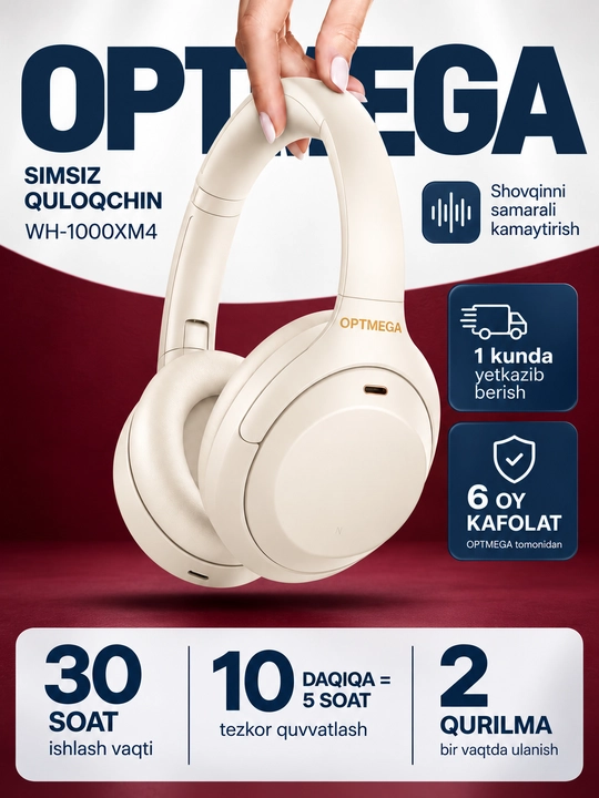 Simsiz quloqchin Bluetooth – to‘liq o‘lcham, mikrofonli, SD karta va radio C2235
