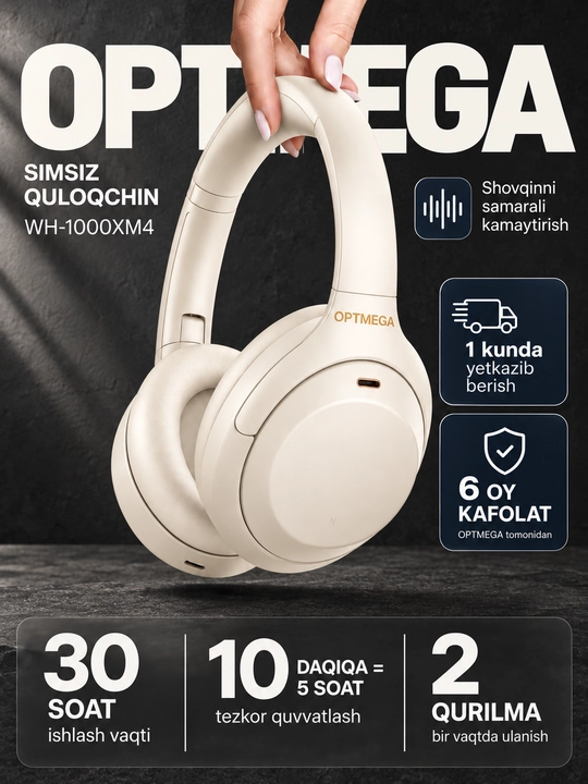 Simsiz quloqchin Bluetooth – to‘liq o‘lcham, mikrofonli, SD karta va radio C2235 - 