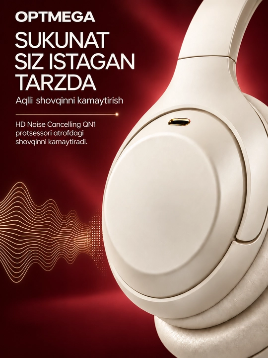Simsiz quloqchin Bluetooth – to‘liq o‘lcham, mikrofonli, SD karta va radio C2235