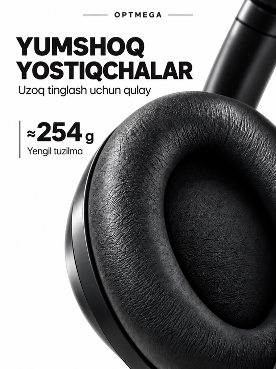 Simsiz quloqchin Bluetooth – to‘liq o‘lcham, mikrofonli, SD karta va radio C2235