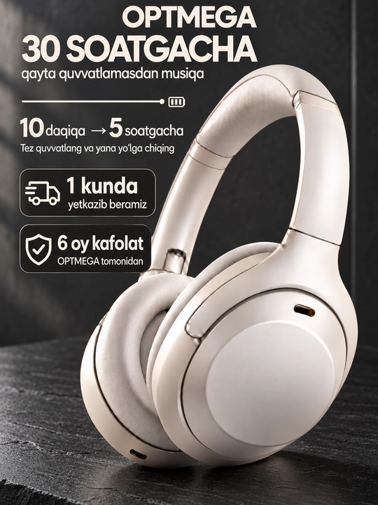 Simsiz quloqchin Bluetooth – to‘liq o‘lcham, mikrofonli, SD karta va radio C2235