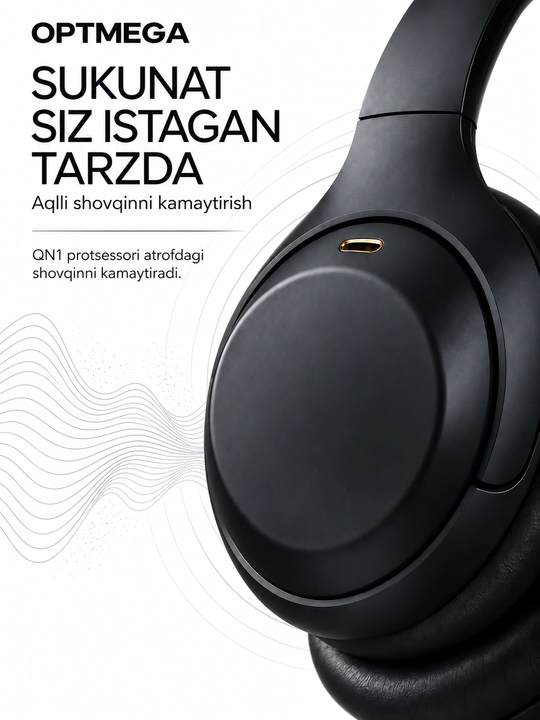 Simsiz quloqchin Bluetooth – to‘liq o‘lcham, mikrofonli, SD karta va radio C2235
