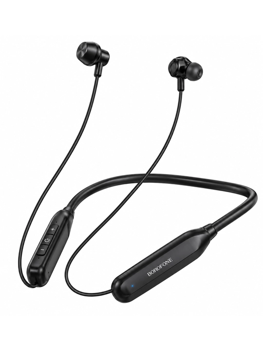 Наушники BOROFONE BE64 , беспроводные Bluetooth, шейные спортивные, черные