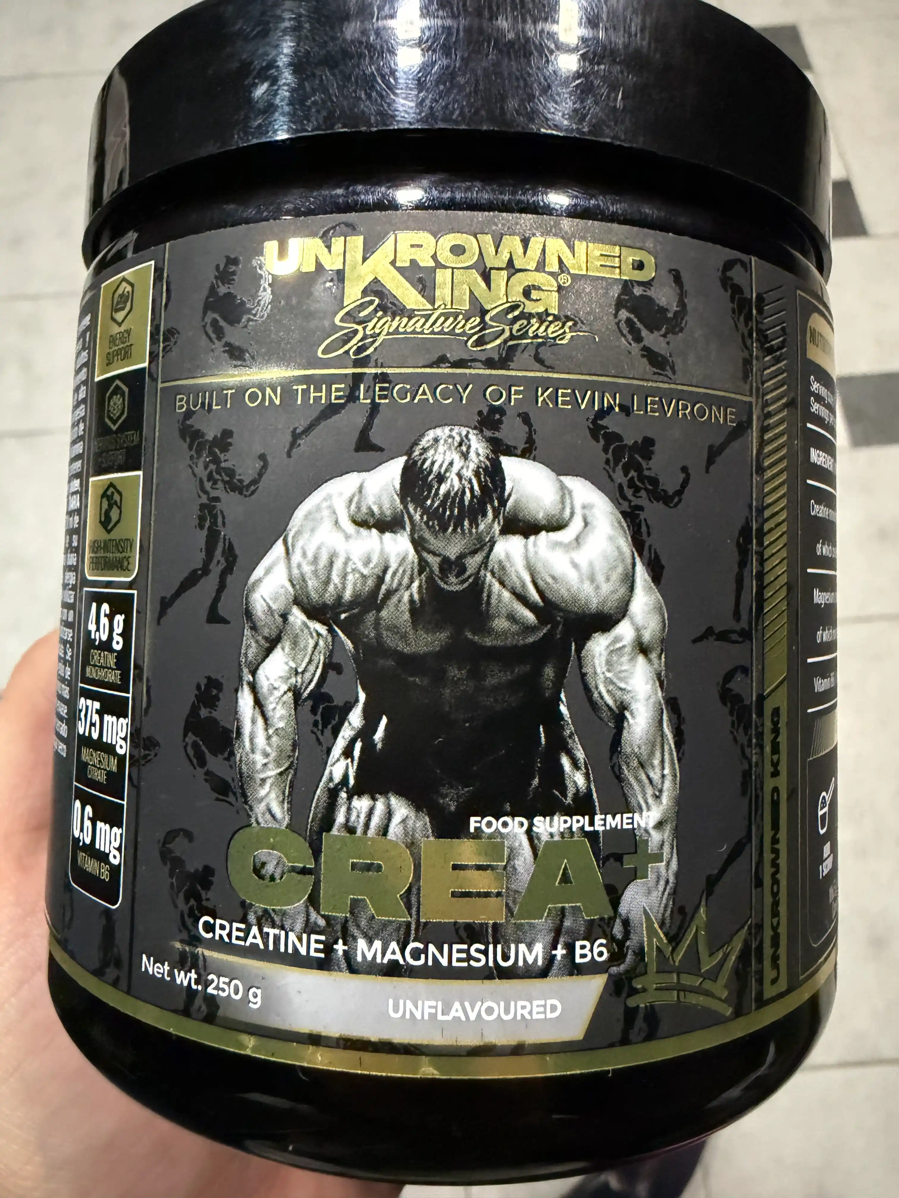 Креатин UnKrowned King CREA+, магний+B6, 250g, 50 порций