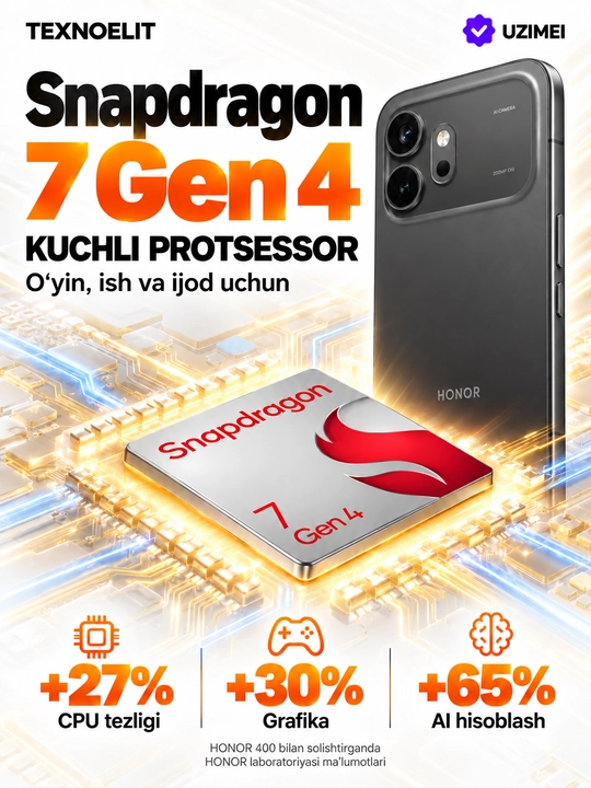 Honor 600 5G Smartfoni, 512 GB, AMOLED 120Hz, Snapdragon 7 Gen 4, +Smart watch