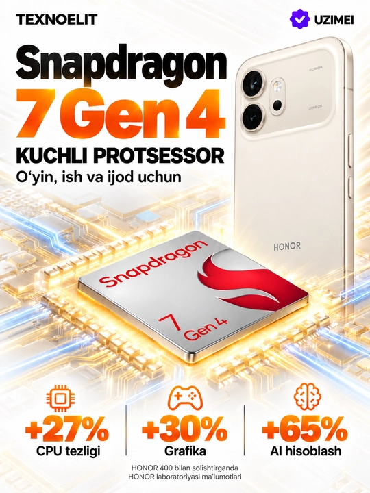 Honor 600 5G Smartfoni, 512 GB, AMOLED 120Hz, Snapdragon 7 Gen 4, +Smart watch
