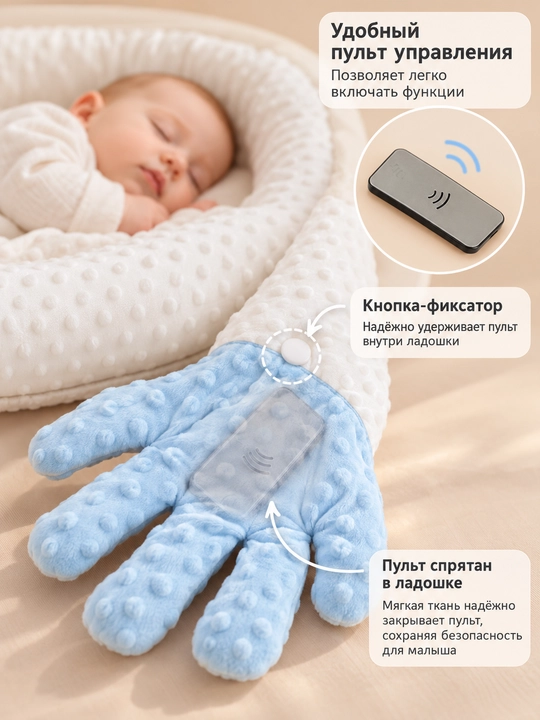 Кокон для новорожденных с убаюкиванием