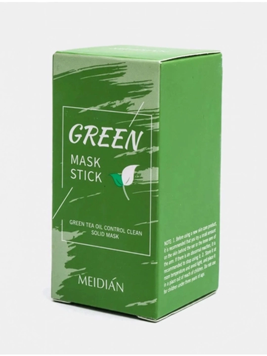 Глиняная маска стик для лица Green Mask Stick, от черных точек и прыщей акне