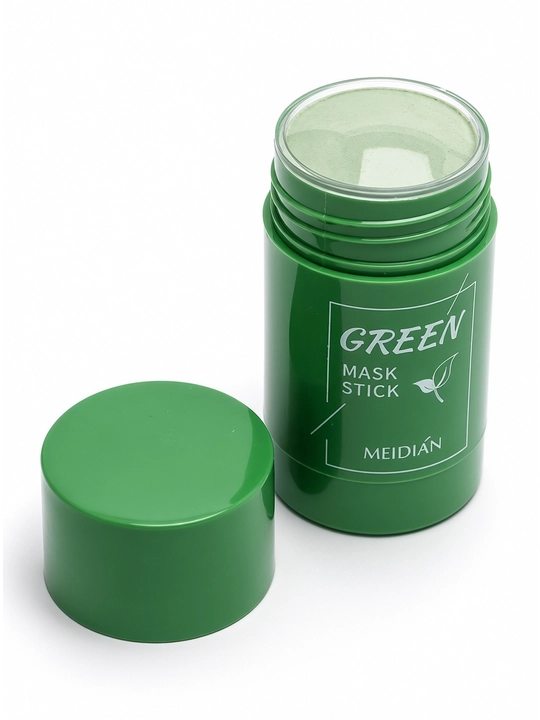 Глиняная маска стик для лица Green Mask Stick, от черных точек и прыщей акне