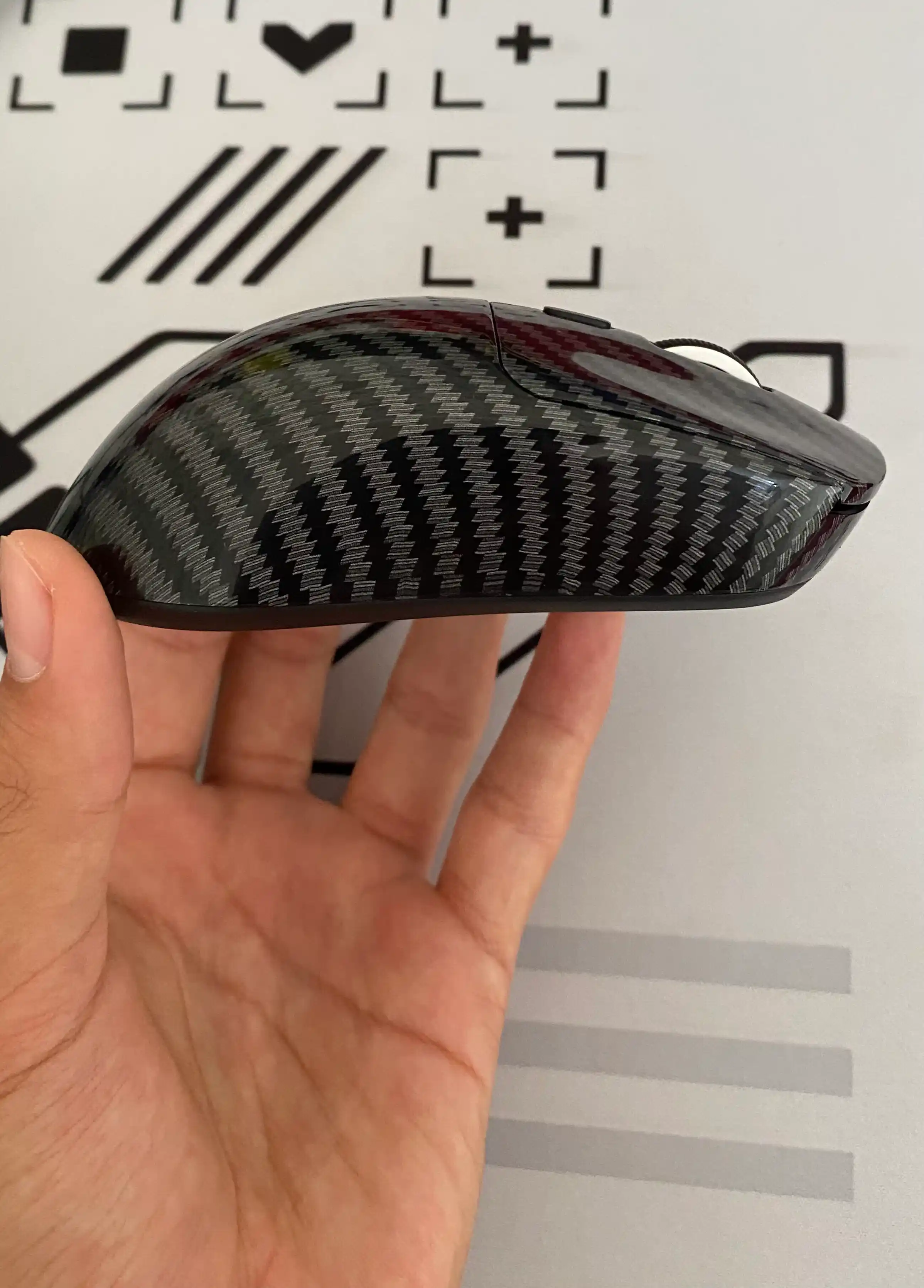 Трехрежимная мышь Bluetooth 5.2, 2.4G USB и Type-C, 6400 DPI, 50 г
