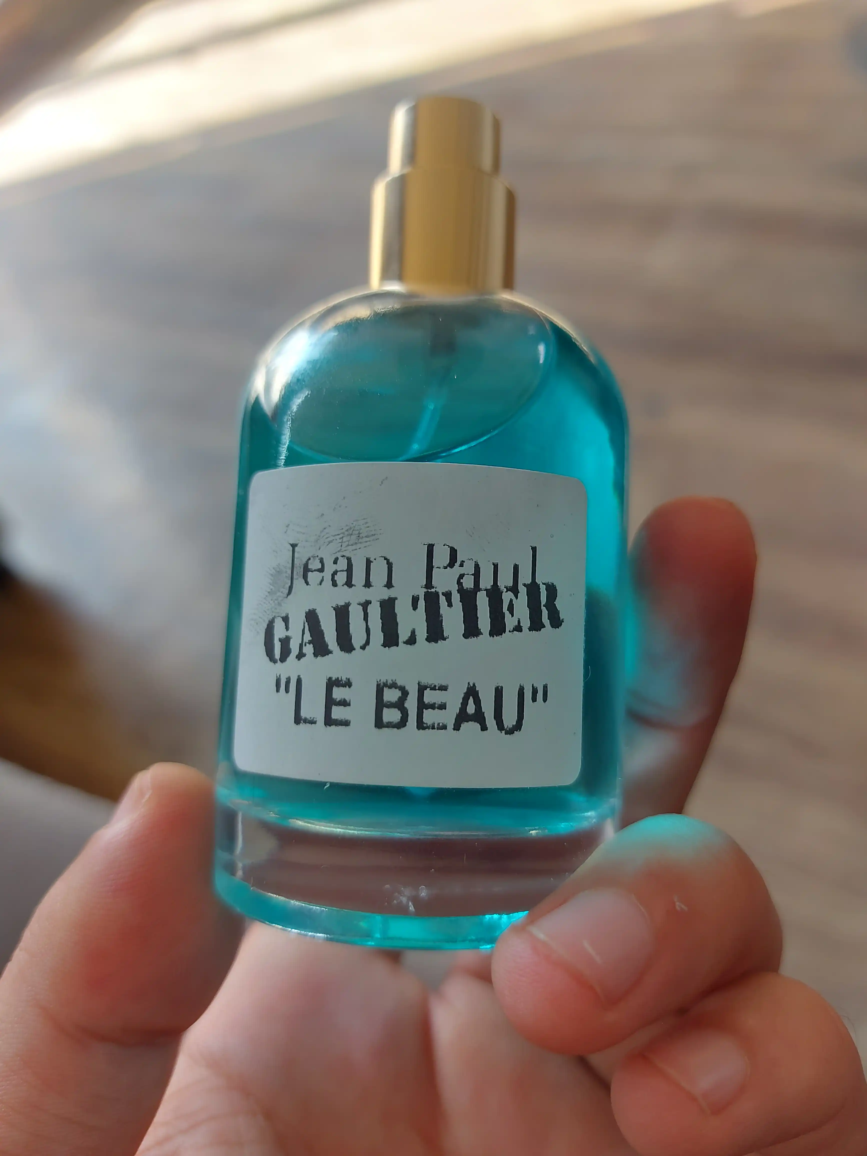 Atir LE BEAU Jean Paul Gaultier erkaklar uchun, probnik atirlar