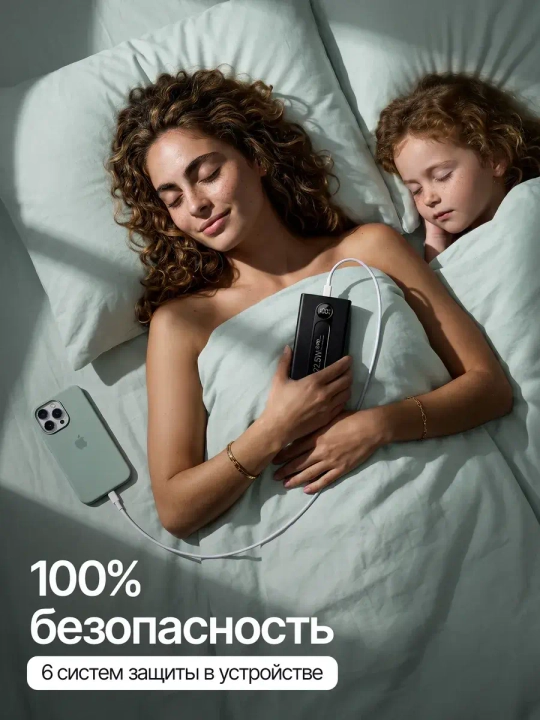 Power bank 10000/20000 mAh, 22.5W tez zaryadlash, PD/QC, LED displey va fonar