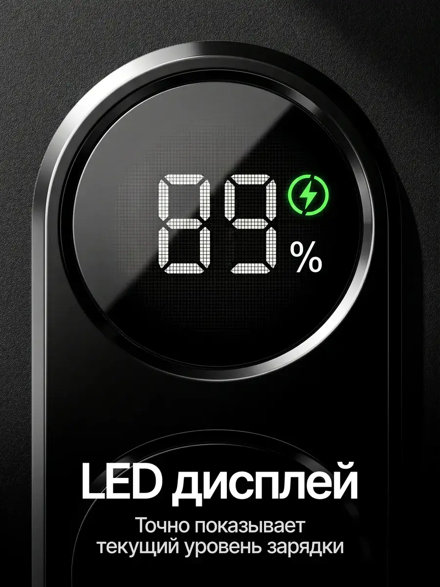 Power bank 10000/20000 mAh, 22.5W tez zaryadlash, PD/QC, LED displey va fonar