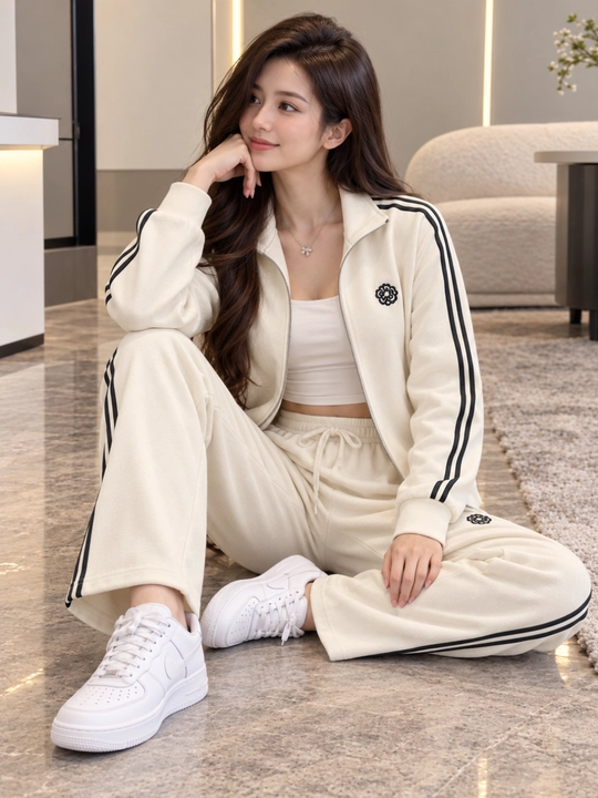 Ayollar sport kostyumi, ikkilik, kundalik kiyim, o‘lchamlari: M-4XL