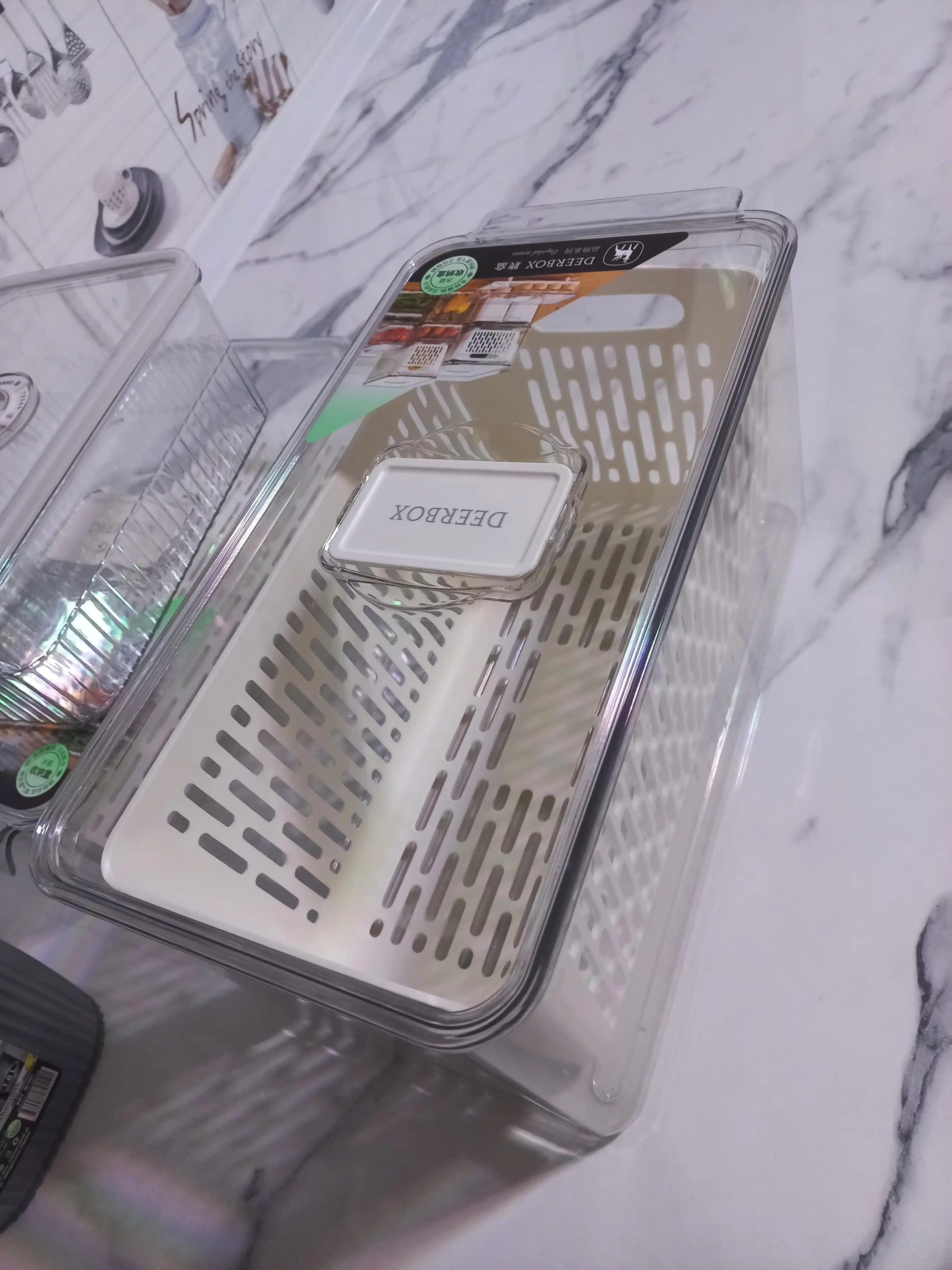 Органайзер DEERBOX для холодильника, контейнер для хранения продуктов