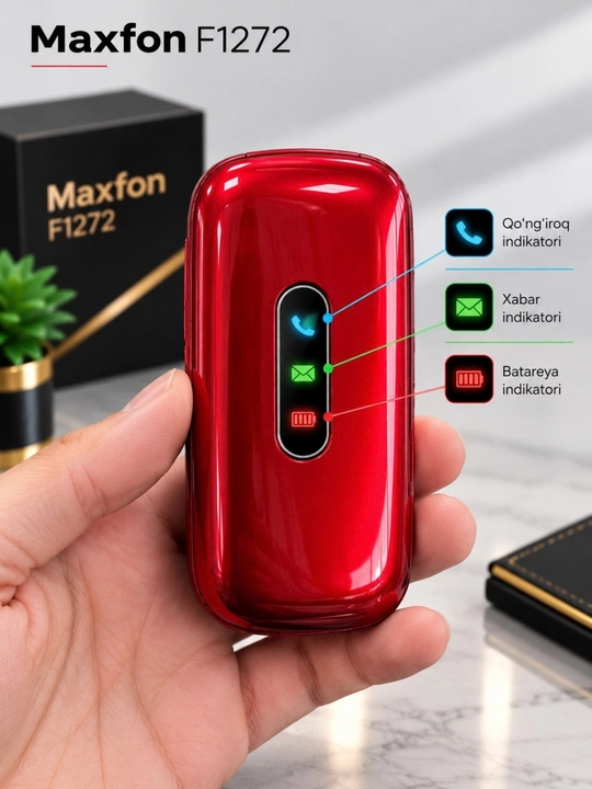 Maxfon F1272 legushka telefoni