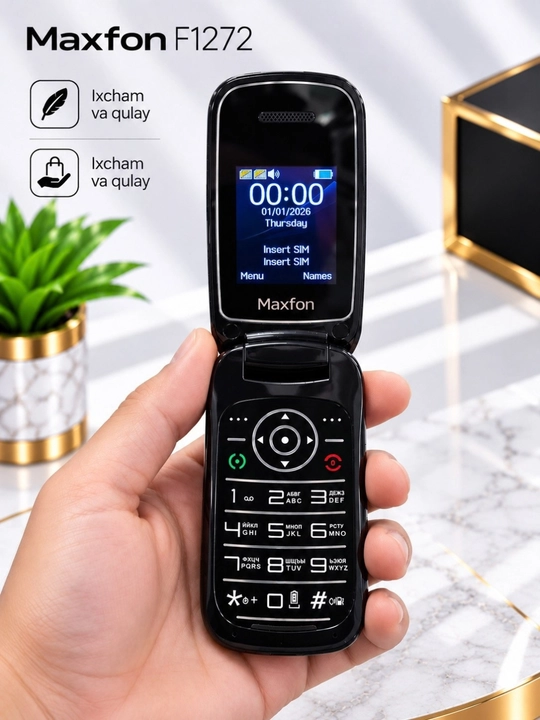 Maxfon F1272 legushka telefoni