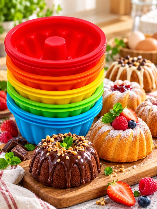 Силиконовые формы для шоколада и конфет, для выпечки, мармелада и десертов, льда