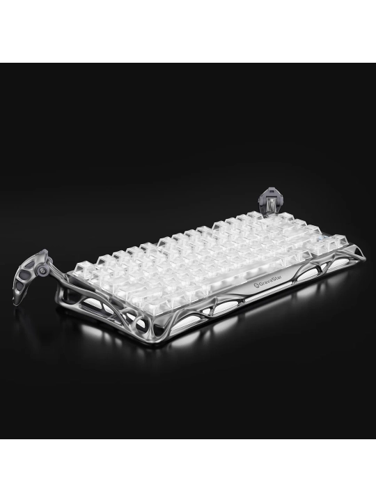 O'yin uchun mexanik klaviatura Gravastar Mercury K1 Pro Ghost White