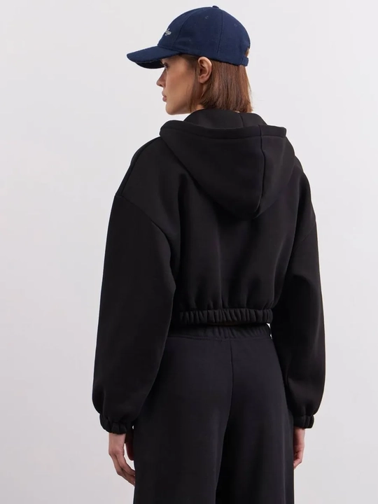 Ayollar uchun hudi, oversize ZIP xudi, ichi junli xudi