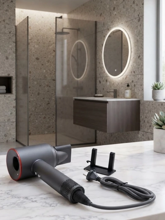 Leafless Hair Dryer soch quritgich, kuchli raqamli motor, tez quritish