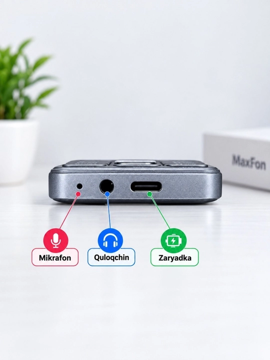 Maxfon S26 classic 1300 mAh batareka. avtozapis. gaplashganda ovoz o'zgartirish bor