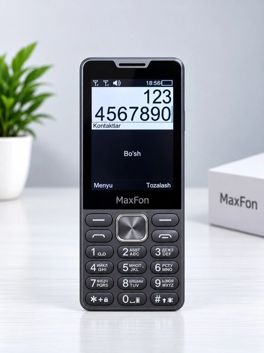 Maxfon S26 classic 1300 mAh batareka. avtozapis. gaplashganda ovoz o'zgartirish bor